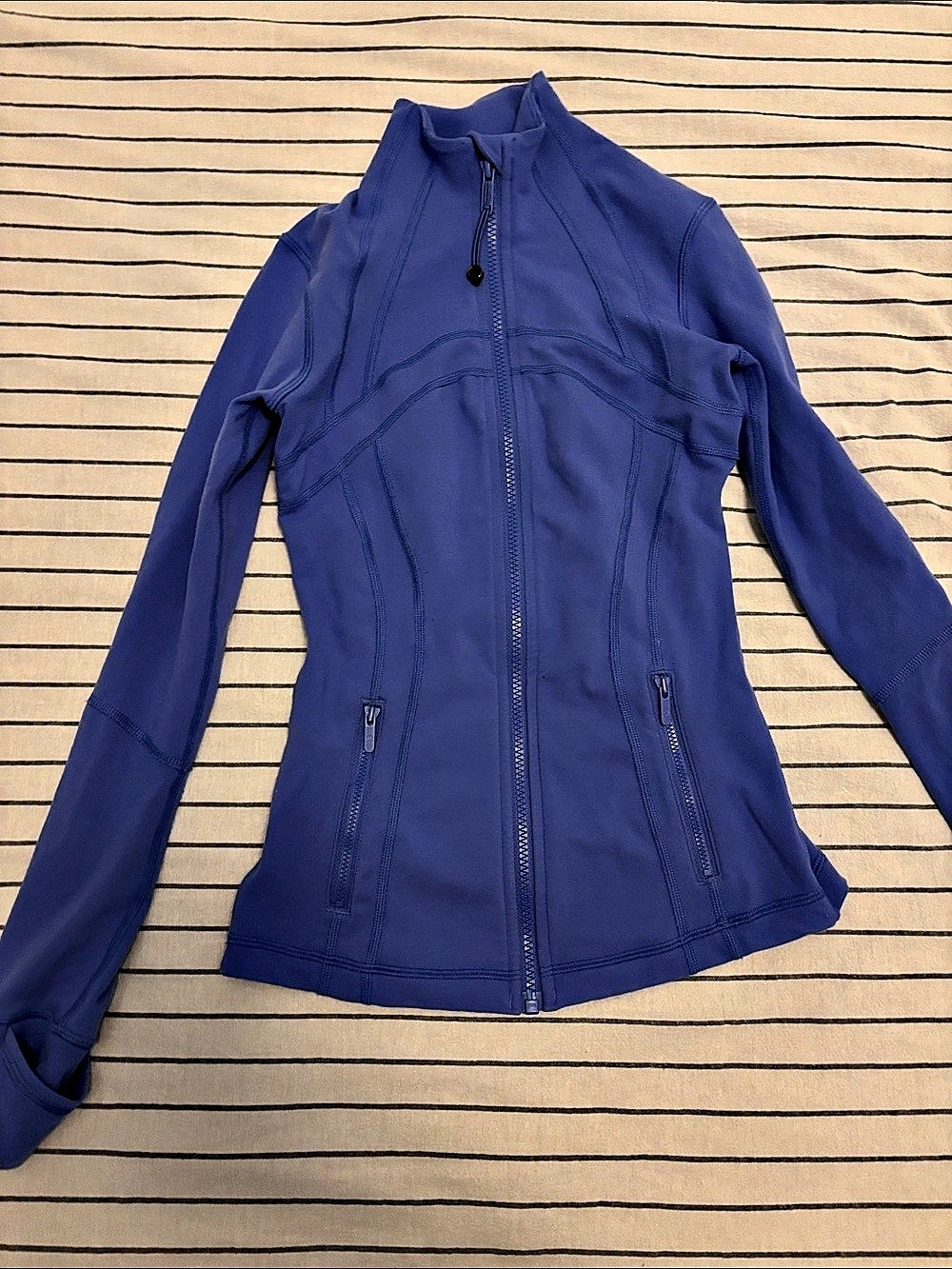 lululemon Define Jacket Blue & Black lululemon hottie hot shorts